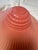 Vintage Art Deco Salmon Ribbed Pink Glass, Shade Lamp Fixture For Sale - Image 9 of 10