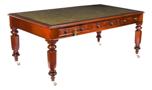Antique 19th Century Partners Writing Desk