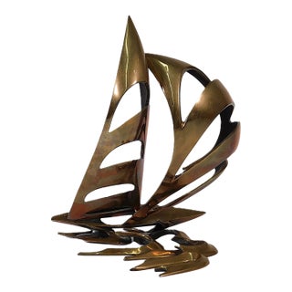 Bob Bennett (American, 1923-2003), "Reaching", 1985, Bronze Sculpture For Sale