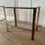 Transitional Brass and Glass Side Tables - a Pair For Sale - Image 4 of 9