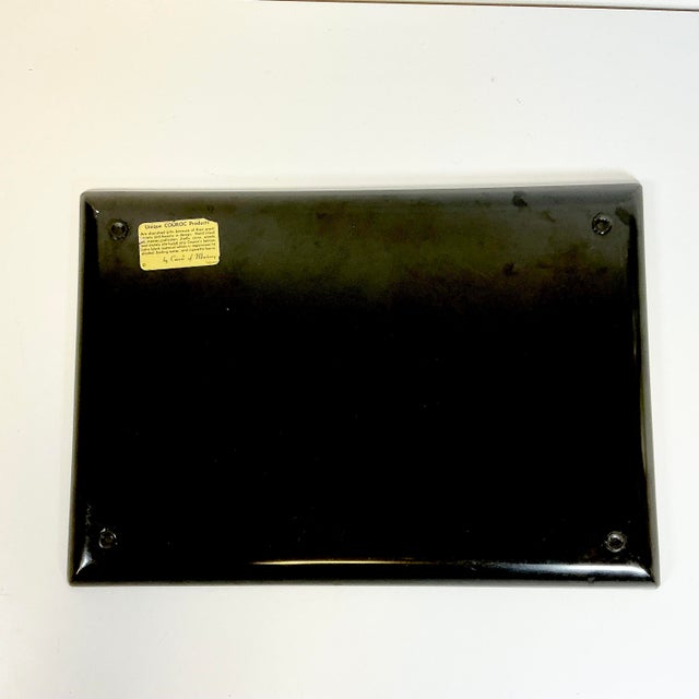 1970s Mid-Century Hollywood Regency Boho Chic Safari Couroc Giraffe Tray, Extra Large. For Sale - Image 17 of 18