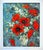 FREE SHIPPING ANYWHERE IN THE CONTINENTAL US! This is a colorful vintage still life painting featuring deep red poppies....