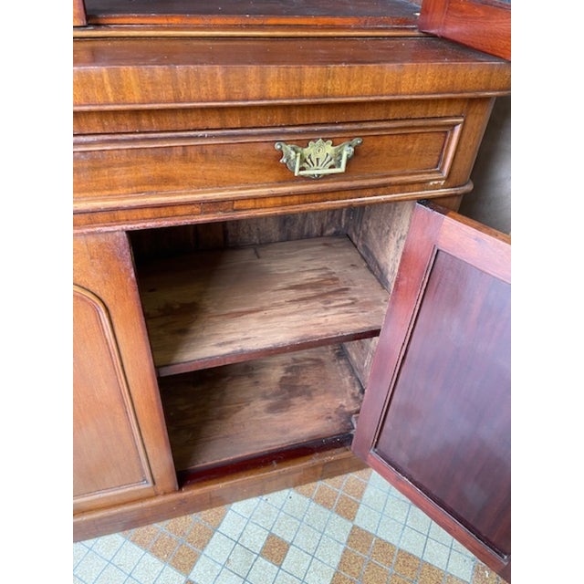 20th Century Two-Part Cabinet in Mahogany For Sale - Image 4 of 9