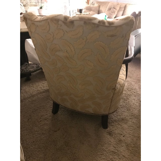 Wood Modern Hickory Chair Company Hollywood Accent Chair For Sale - Image 7 of 10