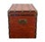Late 19th Century Antique Flat-Top Steamer Trunk For Sale - Image 5 of 11