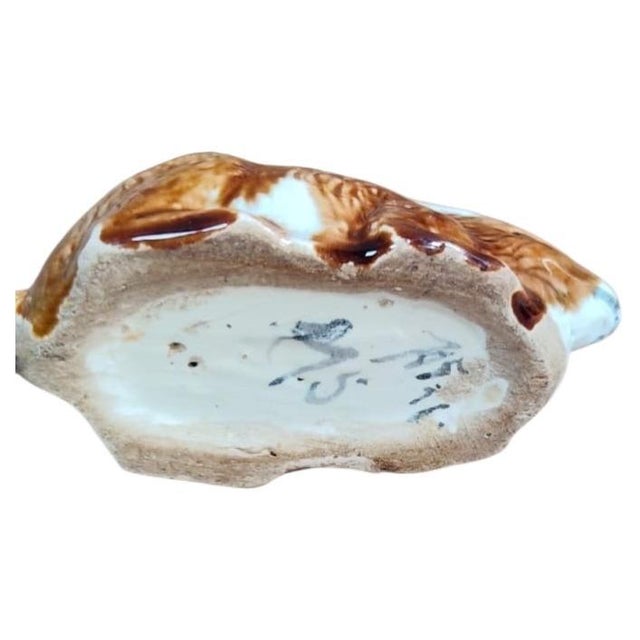 1900 - 1909 French Majolica Rabbit Money Bank Circa 1900 For Sale - Image 5 of 5