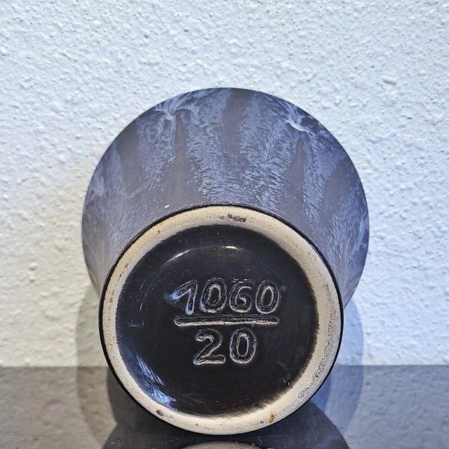 Blue Blue Knödgen Keramik Vase Nr. 1060/20 For Sale - Image 8 of 8