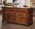 19th Century French Louis XIII Carved Oak Buffet With Parquetry Top For Sale In Dallas - Image 6 of 12