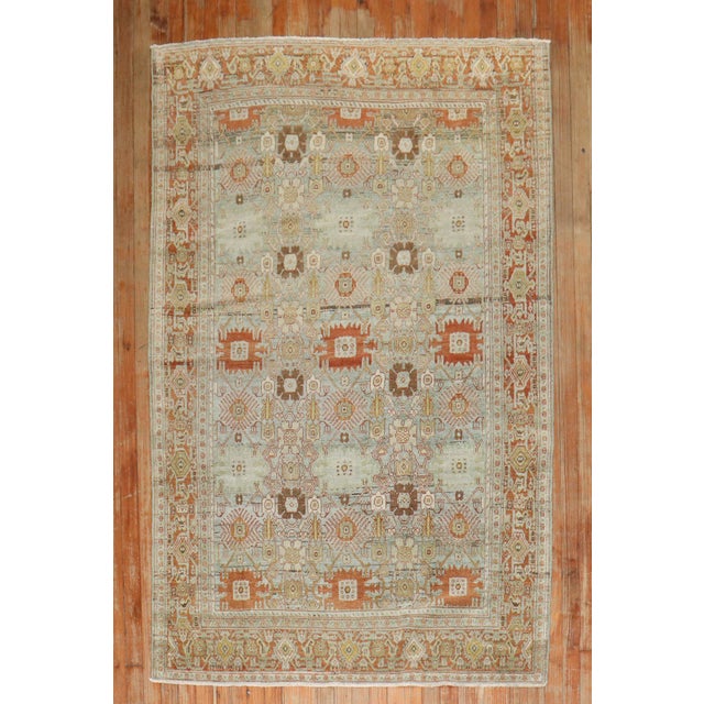circa 1920 warm colored Antique Persian Senneh Rug Details rug no. j3358 size 4' 4" x 6' 8" (132 x 203 cm) Antique Senneh...