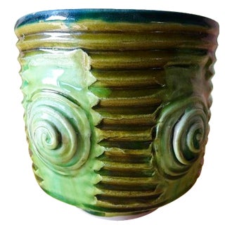 Neon Minimalist Studio Ceramic Bowl Pot For Sale