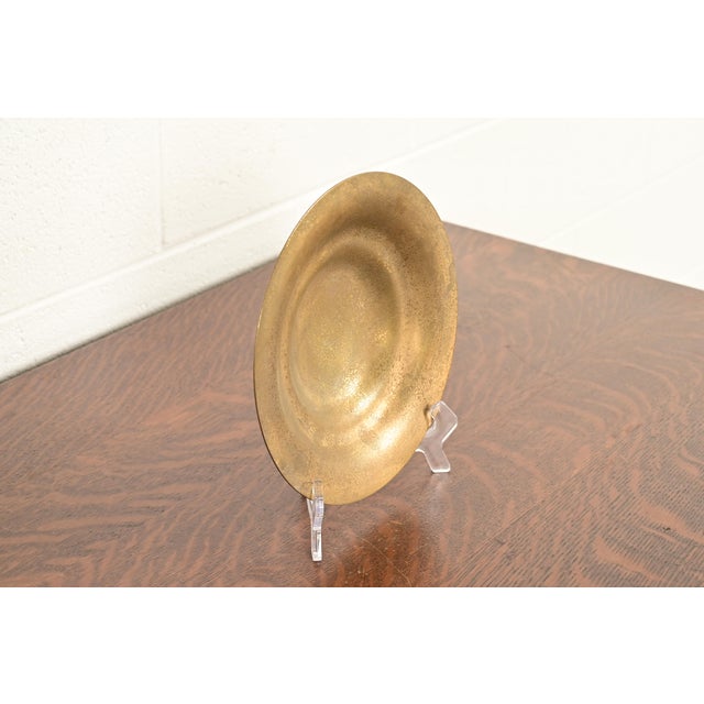 Tiffany Studios Tiffany Studios New York Bronze Doré Plate or Shallow Bowl For Sale - Image 4 of 12