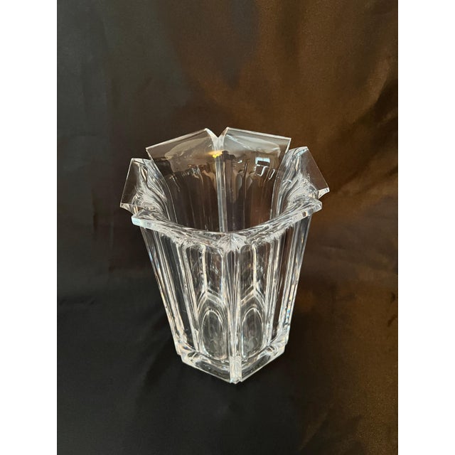Acrylic Hexagonal Vase or Wine Chiller For Sale - Image 10 of 12
