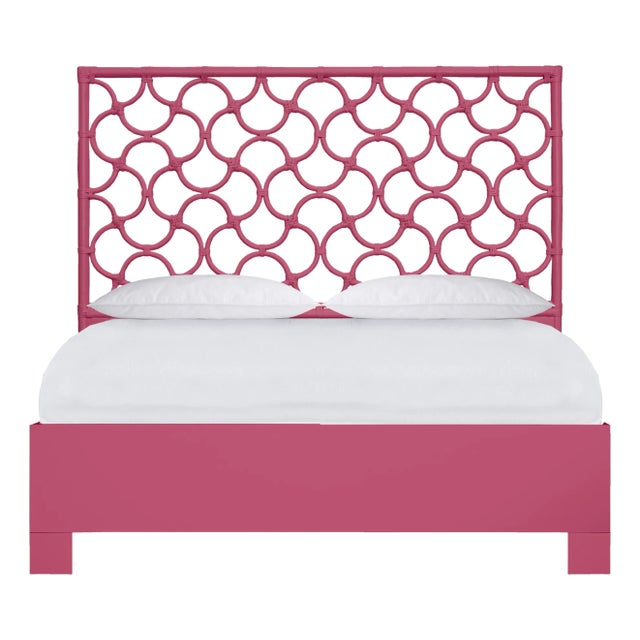 Mar Platform Bed Double, Hot Pink For Sale