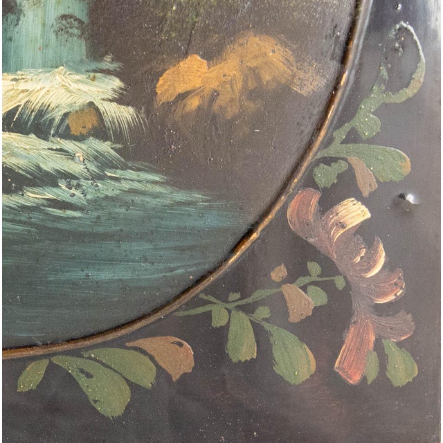 Japanese Painted and Lacquered Wood Panels For Sale - Image 9 of 15