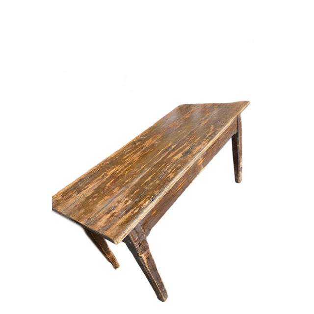 A restored console table from the early 21st century from Ireland. This piece has been restored and is a chocolate brown...