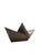 Metal Modern Silver-Plated Paper Boat Sculpture by Aldo Cibic for Paola C., Italy, 1980s For Sale - Image 7 of 18