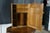 Brown Antique Arts & Crafts Neoclassical Oak Apothecary Hanging Medicine Cabinet Curio For Sale - Image 8 of 18