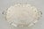 Vintage English Sheffield Victorian Style Silver Plated Oval Scalloped Serving Platter Bar Tray with Illegible Monogram to...