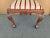 Vintage Mahogany Chippendale Ball & Claw Scroll Back Dining Desk Accent Chair For Sale - Image 4 of 10