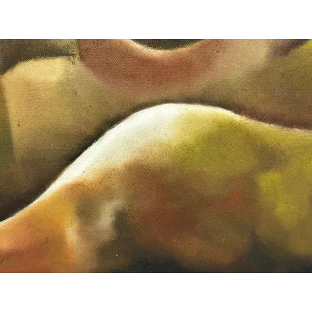 Terry Kane (Terence Matthew Kane, 1970–2015) After Picasso (Cubist-Influenced) Cascading Hillside Village Original Oil on Canvas, 2002 For Sale - Image 15 of 18