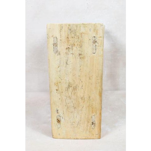 Rustic Vintage Rustic Stool in Elm For Sale - Image 3 of 5