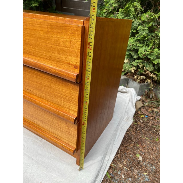 Mid-Century Modern Danish Teak 6-Drawer Dresser / Credenza For Sale - Image 10 of 11