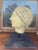 Textured Vintage Papier-Mâché Head Sculpture With Hand-Painted Detailing on Custom Stand.. For Sale In Seattle - Image 6 of 9