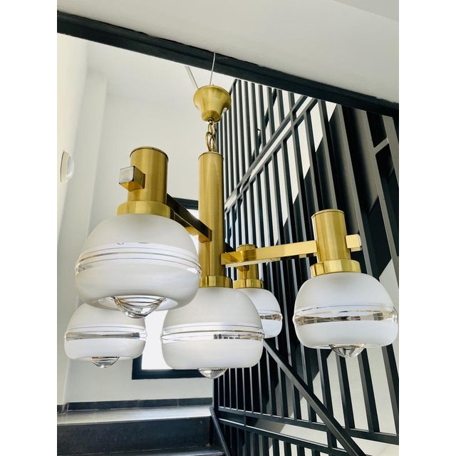 Ceiling Lamp attributed to Gaetano Sciolari for Sciolari, 1970s For Sale - Image 15 of 18