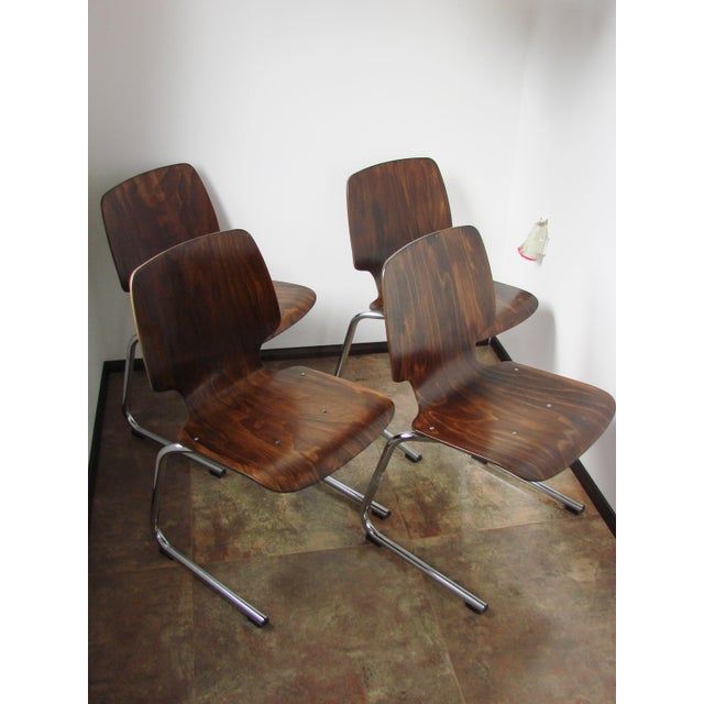 Flötotto Chairs by Kusch+Co, 1960s, Set of 4 For Sale - Image 6 of 15