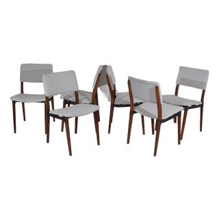 Chairs by Eugenio Gerli and Osvaldo Borsani for Tecno, 1962, Set of 6 For Sale