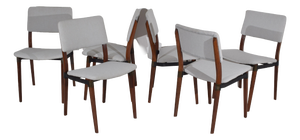 Chairs by Eugenio Gerli and Osvaldo Borsani for Tecno, 1962, Set of 6