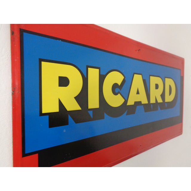 Vintage Advertising Ricard Sign, France, 1980s For Sale - Image 12 of 13