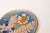 Small Mid-Century American Modern Blue and Peach Botanical Enamel on Copper Dish For Sale - Image 10 of 11