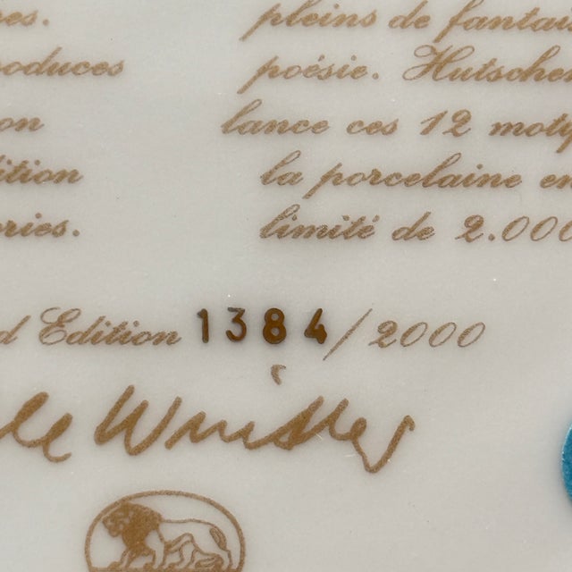 This elegant vintage wall plate is part of the sought-after Zodiac Plate series released in the late 1970s by the renowned...