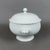 An elegant tureen with a lid in pure white porcelain, a classic expression of Richard Ginori's prestigious manufacturing...