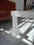 White Directional Frosted Acrylic and Glass Coffee Table For Sale - Image 8 of 8