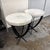 Contemporary Revelation by Uttermost Coronation Marble Accent Tables, Pair For Sale - Image 3 of 12