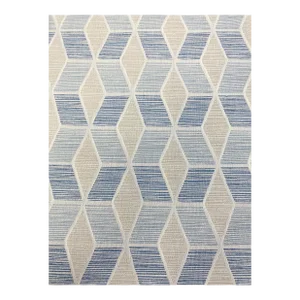 Kravet Canard River Teal Blue Beige Grey Abstract Geometric Water & Stain Resistant Upholstery Fabric