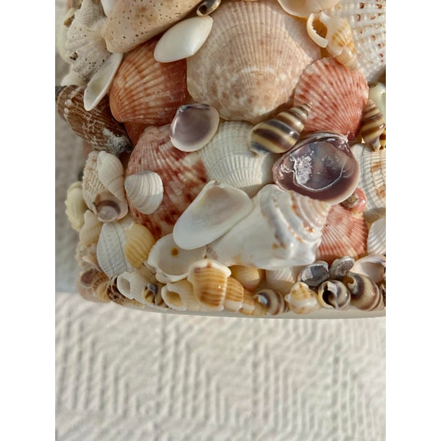 Contemporary Coastal Grotto Shell Encrusted Planter or Cache Pot For Sale In New Orleans - Image 6 of 11