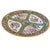 Ceramic Large Mid-20th Century Hand-Painted Chinese Export Rose Medallion Charger 16.25" For Sale - Image 7 of 10