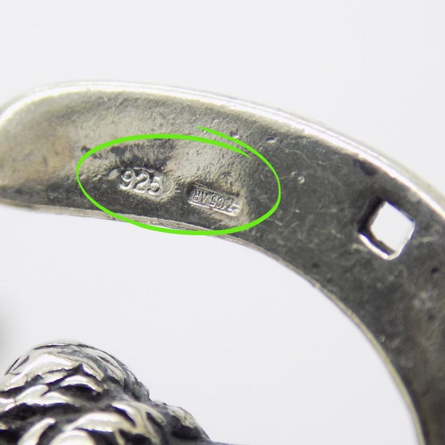 Metal Vintage Italian Handmade Sterling Silver 925 Lucky Horseshoe with Cherub Figurine, 1980s For Sale - Image 7 of 11