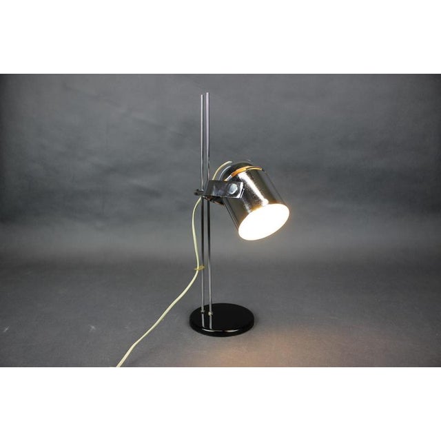 Mid-Century Adjustable Table Lamp attributed to Stanislav Indra, Czechoslovakia, 1960s For Sale - Image 9 of 12