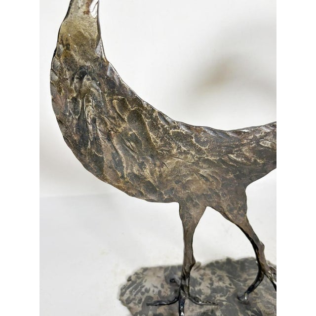 Metal Rooster Sculpture, France, 1970 For Sale - Image 6 of 10