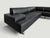 Quadra Black Leather Sectional Sofa by Poltrona Frau, 2005 For Sale - Image 17 of 18