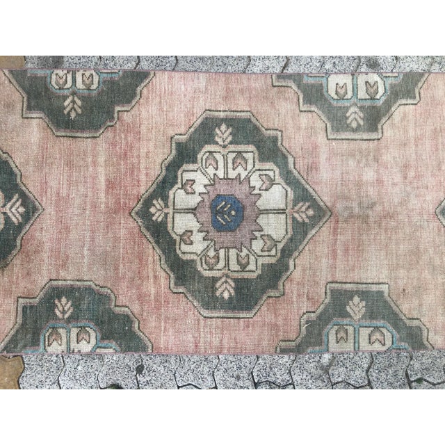 Vintage Turkish Handmade Hallway Runner For Sale - Image 9 of 11