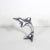 Width: 2.75 inches Height: 3.25 inches Depth: 2 inches Really great modernist sculpture of a dolphin made by Hoselton,...