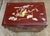 Chinoiserie 20th Century Hand Painted and Decorated Chinoiserie Red Lacquered Side Cabinet For Sale - Image 3 of 9