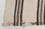 Off-white Oushak Anatolian Wool Stripe Kilim Rug For Sale - Image 8 of 9