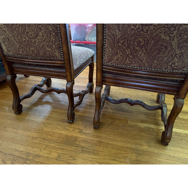1960s Spanish Revival Wooden Chairs (Set of 2) For Sale - Image 9 of 12