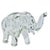 For you to consider is a vintage 1930s clear pressed glass elephant covered box by Co-operative Flint Glass Company....